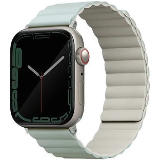 Ремешок Uniq для Apple Watch 42/41/40 mm Revix reversible Magnetic Sage/Beige Ремешок Uniq для Apple Watch 42/41/40 mm Revix reversible Magnetic Sage/Beige