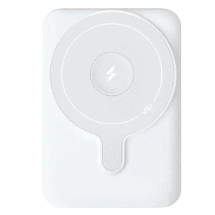 Аккумулятор внешний VLP Dual Magsafe PowerBank 5000 mAh, 3A, USB-C, белый Аккумулятор внешний VLP Dual Magsafe PowerBank 5000 mAh, 3A, USB-C, белый