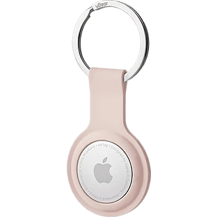 Чехол защитный uBear Touch Ring Case for AirTag, силиконовый, цвет: розовый