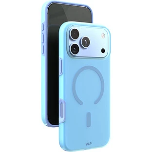 Чехол защитный VLP Sorbet Case с MagSafe для iPhone 18 Pro Max, голубой