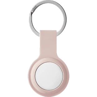 Чехол защитный uBear Touch Ring Case for AirTag, силиконовый, цвет: розовый