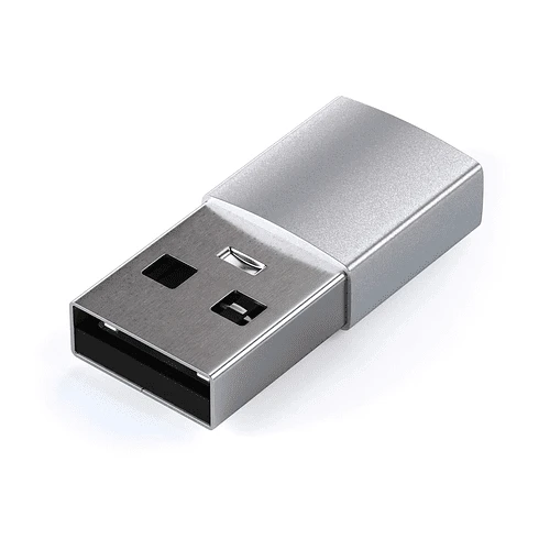 Адаптер Satechi USB Type-A to Type-C. Цвет серебристый.