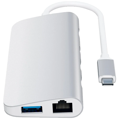 Адаптер Satechi Type-C Multimedia Adapter, Silver