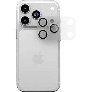 Стекло защитное VLP Lens Protector для камеры iPhone 17 Pro, с черной рамкой