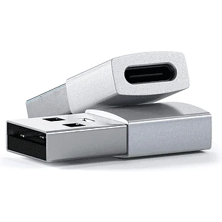 Адаптер Satechi USB Type-A to Type-C. Цвет серебристый.