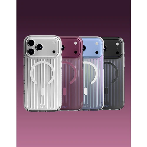 Чехол защитный VLP Pulse Case с MagSafe для iPhone 18 Pro, темно-вишневый