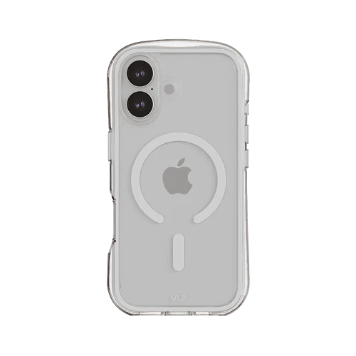Чехол защитный VLP Bubble Case с MagSafe для iPhone 17, белый	