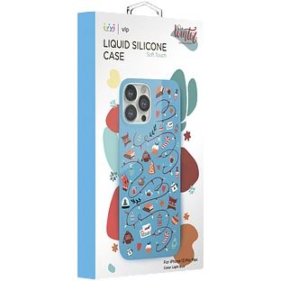 Чехол защитный ''vlp'' Art Collection для iPhone 13 ProMax  Winter  голубой Чехол защитный ''vlp'' Art Collection для iPhone 13 ProMax  Winter  голубой