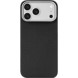 Чехол защитный uBear Supreme Case для iPhone 18 Pro Max, ультратонкий, материал Кевлар, MagSafe совместимый, черный (клетчатый)