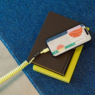 Кабель Native Union POP CABLE, кабель зарядный USB-C/USB-C, 60W, длина 1,2 м., цвет: лимон