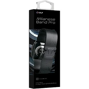 Ремешок из нержавеющей стали VLP Milanese Band Pro для Apple Watch 42/44/45 мм, черный Ремешок из нержавеющей стали VLP Milanese Band Pro для Apple Watch 42/44/45 мм, черный