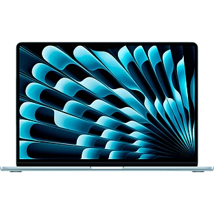 MacBook Air 15.3" M4 (10C CPU/10C GPU), 24GB, 512GB, Небесно-голубой