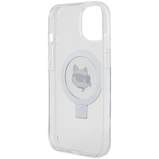Lagerfeld для iPhone 15 чехол PC/TPU + Ring stand NFT Choupette head Hard Transp (MagSafe) Lagerfeld для iPhone 15 чехол PC/TPU + Ring stand NFT Choupette head Hard Transp (MagSafe)