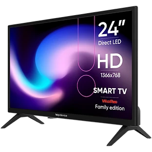 ТВ TOPDEVICE, ЖК, 24", Чёрный