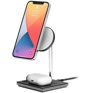 SNAP MAGNETIC 2-IN-1 Беспроводное зарядное устройство, 2 в 1, цвет: черный SNAP MAGNETIC 2-IN-1 Беспроводное зарядное устройство, 2 в 1, цвет: черный