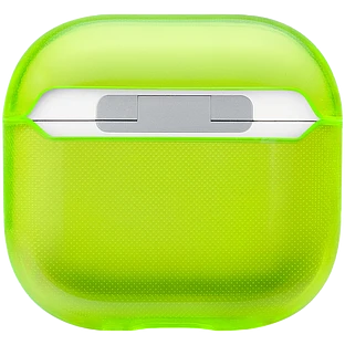 Чехол защитный uBear Tone для Airpods 4, TPU, лайм