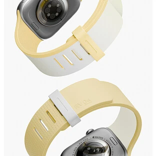 Ремешок Uniq для Apple Watch 42/41/40 mm Revix IV White/Butter Yellow
