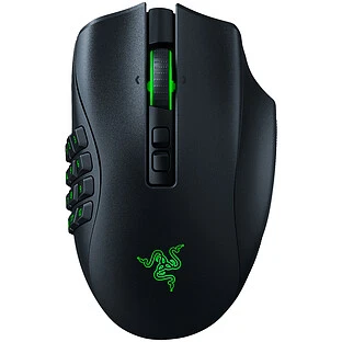 Игровая мышь беспроводная RAZER Naga Pro, Чёрный