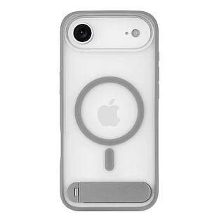 Чехол защитный uBear Stand 360° Mag Case для iPhone Air, MagSafe совместимый, силикон, софт-тач, серый