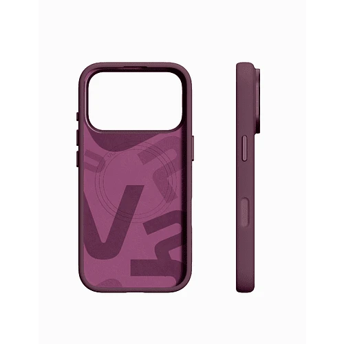 Чехол защитный VLP Aster Pro Case с MagSafe для iPhone 18 Pro, темно-вишневый
