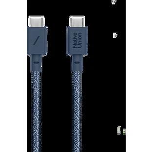 BELT CABLE TYPE-C, кабель зарядный USB-C/USB-C,  60W, длина 1,2 м., цвет: синий