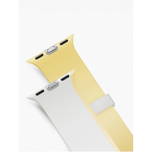 Ремешок Uniq для Apple Watch 42/41/40 mm Revix IV White/Butter Yellow
