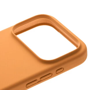 Чехол защитный uBear Touch Mag Case для iPhone 17 Pro, MagSafe совместимый, силикон, софт-тач, оранжевый