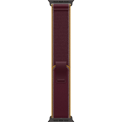 Apple Watch Ultra 4, GPS + Cellular, 49mm, Black Titanium Case with Burgundy Trail Loop - S/M
