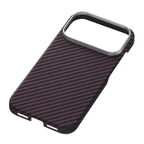 Чехол защитный uBear Supreme Case для iPhone 18 Pro, ультратонкий, материал Кевлар, MagSafe совместимый, бургунди