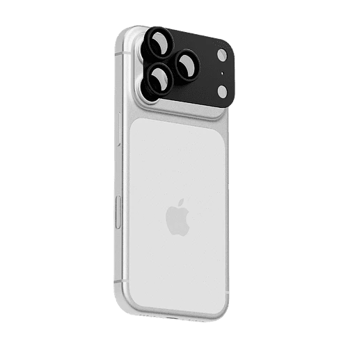 Стекло защитное uBear Extreme Metal Full Cover Lens Shield для iPhone 18 Pro, черный
