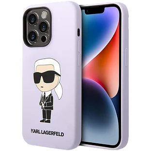 Lagerfeld для iPhone 14 Pro Max чехол Liquid silicone NFT Karl Ikonik Hard Purple Lagerfeld для iPhone 14 Pro Max чехол Liquid silicone NFT Karl Ikonik Hard Purple