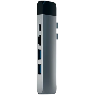 Хаб-адаптер Satechi Type-C Pro Hub Adapter with Ethernet, Space Gray Хаб-адаптер Satechi Type-C Pro Hub Adapter with Ethernet, Space Gray