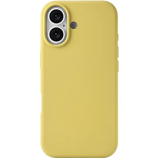 Чехол защитный uBear Touch Mag Case для iPhone 17, MagSafe совместимый, силикон, софт-тач, светло-желтый