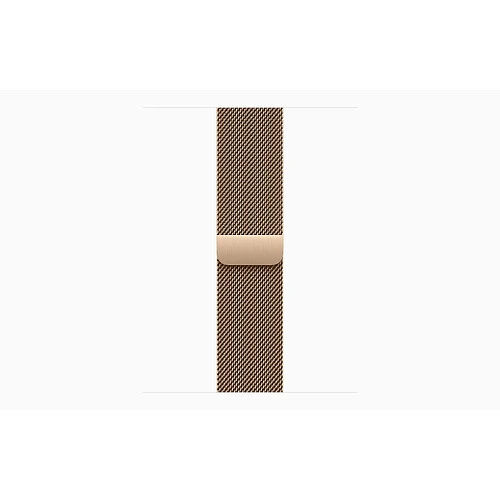 Apple Watch Series 11, GPS + Cellular, 42mm, Gold Titanium Case with Gold Milanese Loop
