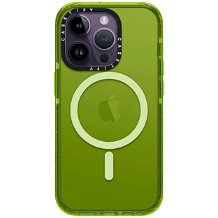 Чехол защитный Casetify Impact case with Magsafe для iPhone 14 Pro, зеленый