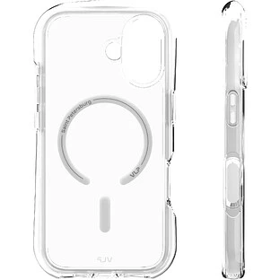 Чехол защитный VLP Bubble Case с MagSafe для iPhone 17, белый	
