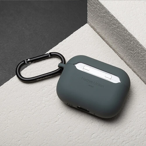 ACTIVE CASE, чехол защитный NATIVE UNION для AirPods Pro 3, цвет: серо-зеленый