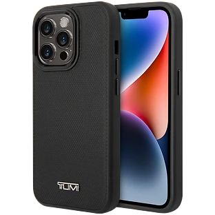 TUMI для iPhone 14 Pro чехол Leather Ballistic Hard Black (MagSafe) TUMI для iPhone 14 Pro чехол Leather Ballistic Hard Black (MagSafe)
