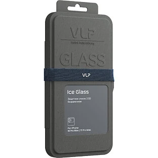Стекло защитное 2.5D VLP Ice Glass для iPhone 18 Pro Max/17 Pro Max, без рамок