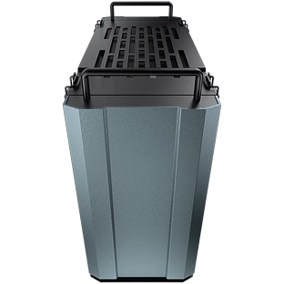 Корпус COUGAR GAMING Mini Tower,  Mini-ITX, 2 слотов, USB 3.1, Аудио разъем, USB 3.0, Алюминий, Power Button, Reset Button, Светодиодный индикатор, PSU optional, Поддержка системы жидкостного охлаждения, Handles, Железно-серый