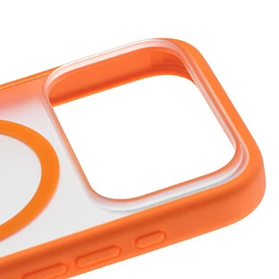 Чехол защитный uBear Cloud Mag Case для iPhone 17 Pro Max, MagSafe совместимый, усиленный, силк-тач, оранжевый Чехол защитный uBear Cloud Mag Case для iPhone 17 Pro Max, MagSafe совместимый, усиленный, силк-тач, оранжевый