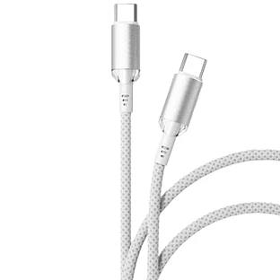 Дата-кабель VLP Diamond Cable USB C - USB C, 1.2м, белый