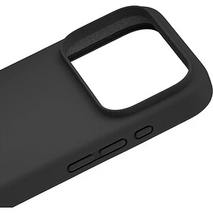 Чехол защитный uBear Touch Mag Case для iPhone 18 Pro, MagSafe совместимый, силикон, софт-тач, черный