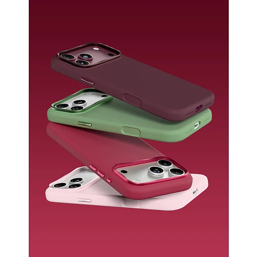 Чехол защитный VLP Aster Pro Case с MagSafe для iPhone 18 Pro Max, красный
