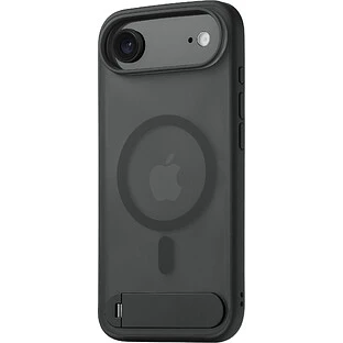 Чехол защитный uBear Stand 360° Mag Case для iPhone Air, MagSafe совместимый, силикон, софт-тач, черный