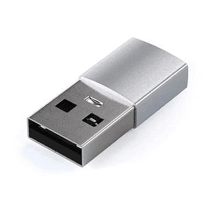 Адаптер Satechi USB Type-A to Type-C. Цвет серебристый.