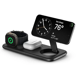 Беспроводное зарядное устройство Satechi 3-в-1 Qi2 Trio Wireless Charging Pad