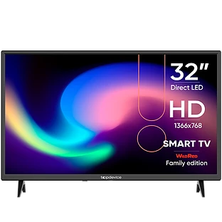 Смарт ТВ TOPDEVICE, ЖК, 32", Белый