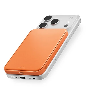 Внешний аккумулятор uBear Strike Power bank 5 000 mAh, PD30W, Qi2.2, оранжевый