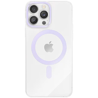 Чехол защитный "vlp" Line case with MagSafe для iPhone 14 Pro, фиолетовый Чехол защитный "vlp" Line case with MagSafe для iPhone 14 Pro, фиолетовый